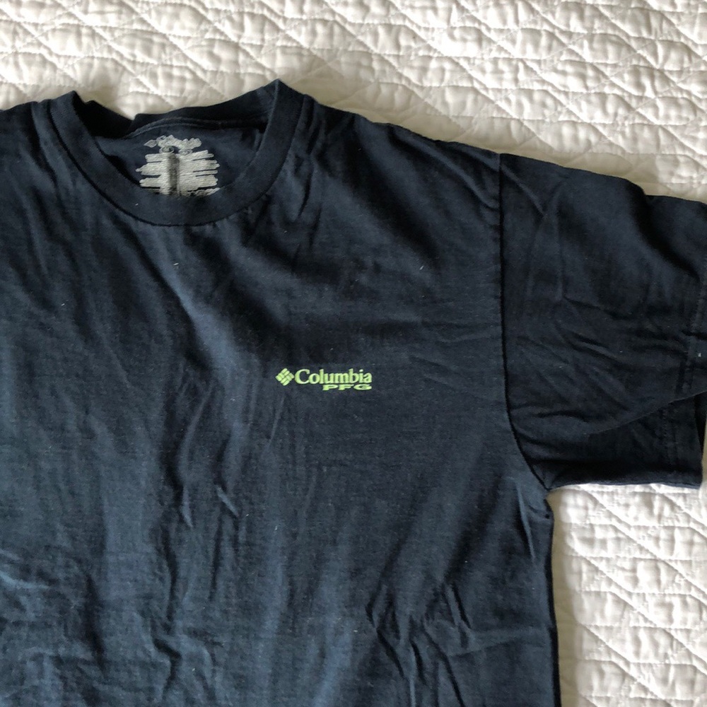 Navy Columbia PFG Shirt